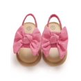 thumbnail image 4 of Luxsea Summer Baby Girls Shoes Non-Slip Canvas Bowknot Toddlers Newborn Infantil Sandals, 4 of 10