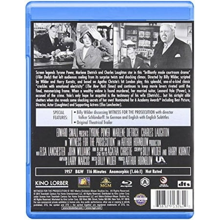 Witness for the Prosecution [Blu-ray] [1957]