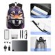 thumbnail image 4 of Fotbe Colorful Wolf Head A Mochila Ligera Casual para Laptop para Hombres y Mujeres, Mochila Impermeable de Uso Diario, Mochila para Universidad, 4 of 6