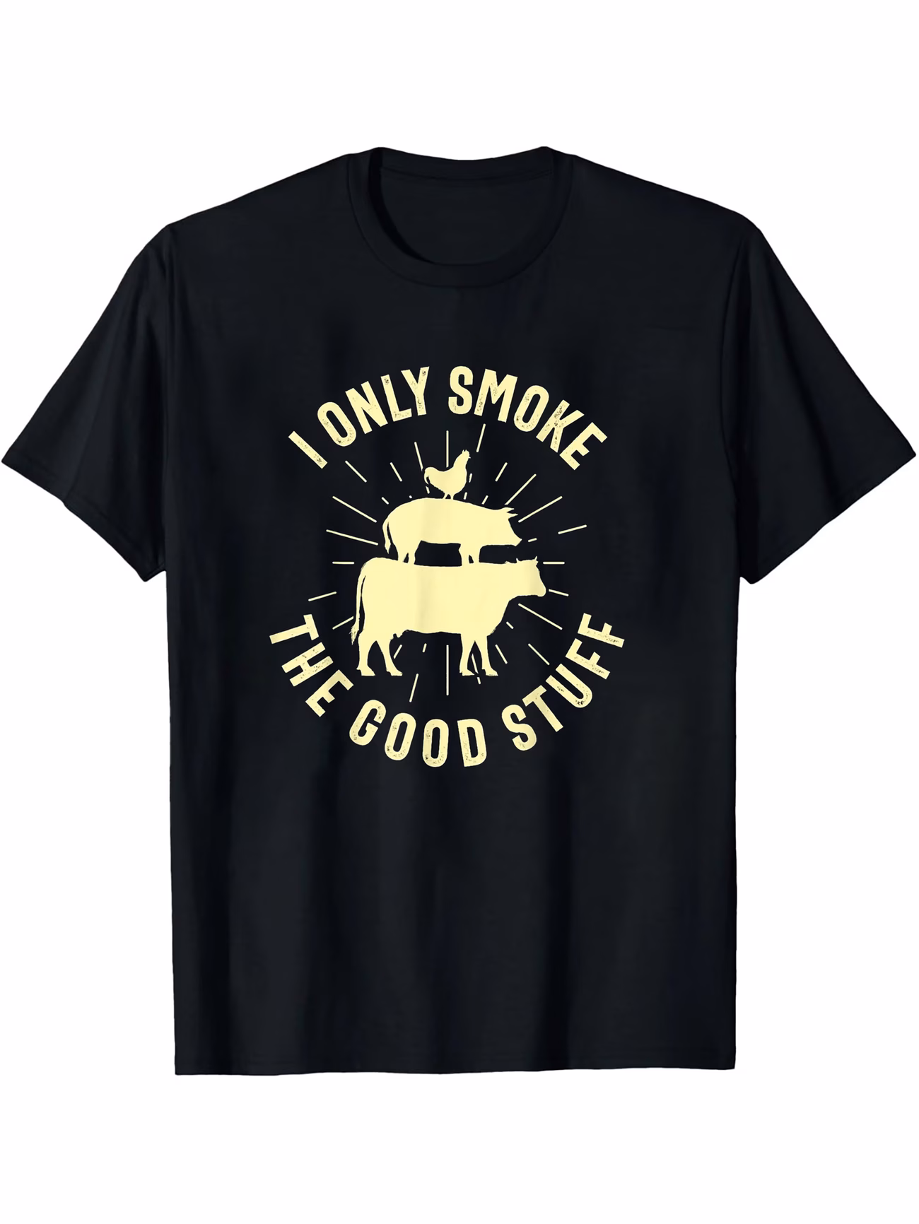 thumbnail image 1 of Summer Men's Casual Black Short Sleeved T-shirt, Suitable for Parties and Outdoor Sports, 1 of 5