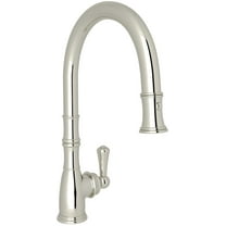 Rohl Perrin & Rowe Georgian Pull-Down Kitchen Faucet Polished Nickel U.4744PN-2