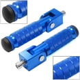 thumbnail image 2 of Reposapiés plegables para motocicleta VUOZIP M8 de aluminio azul, 2 of 7