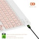 thumbnail image 5 of Innotech SC Combo de Teclado y Mouse Bluetooth Recargable Juego de Teclado de Mouse Inalámbrico Compacto Portátil Ultradelgado con Retroiluminación de 7 Colores para Android Windows Tableta Teléfono Celular iPad 13 y Superior - Rosa, 5 of 8