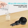 thumbnail image 3 of Ventilador nebulizador portátil Frelisiy recargable de 55 ml, 4 velocidades, negro, 3 of 4