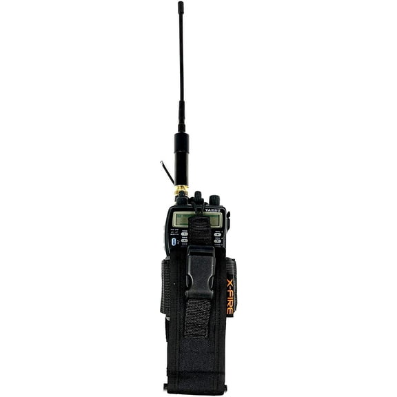 X-FIRE® Fully Adjustable Washable Portable Radio Duty Belt MOLLE Holder Holster Tactical Two-Way Walkie Talkie Handset Radios Scanner GPS Firefighter APX EMS EMT Fire LE Police Search Rescue