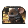 thumbnail image 2 of Goofa Cute Big-Eared Mouse Print Toaster Cover 4 Slice, Four Slice Bread Machine Cover Quilted Toaster Covers Bread Maker Cover Kitchen Appliance Cover, 2 of 7