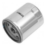 Micro Glass Chrome Oil Filter for Harley-Davidson FLT 1340 1980-1996