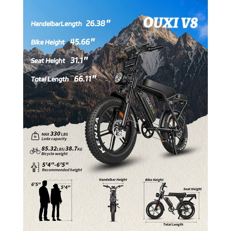 Hipatoo Electric Bike for Adults, 20