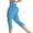 Light Blue-wide leg capri pants for women, variant on AGWOLF Cargo Capri Leggings with Pockets for Women High Waist Tummy Control Scrunck Butt Lifting Long Biker Shorts Gym Workout Yoga Capri Pants with Flap Pockets