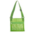 thumbnail image 1 of Advancent Bolsa de malla de playa, juguete de gran capacidad, concha para niños, correas de transporte, cesta de almacenamiento, bolso hueco de Almacenamiento y organización del hogar Verde, 1 of 6