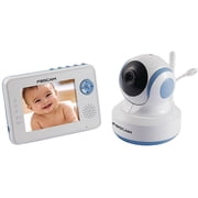 Foscam FBM3502 Digital Video Baby Monitor, Auto Motion Tracking, White/Blue
