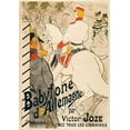 thumbnail image 2 of De Toulouse-Lautrec, Henri 18x24 Black Ornate Wood Framed with Double Matting Museum Art Print Titled - Babylone dAllemagne, 2 of 4