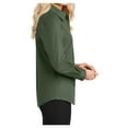 thumbnail image 3 of Yellow Rooster Womens Long Sleeve Easy Care Shirt Clover Green L, 3 of 6