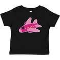 thumbnail image 3 of Inktastic Girls Pink Airplane Pilot Girls Baby T-Shirt, 3 of 5