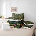 thumbnail image 6 of Manfei Flying Gradient Butterflies 7 Pieces Bedding Comforter Set for Girls Female Teens,Chic Flowers Full Bedding Set Lightweight,Spring Graden Fitted Sheet Flat Sheet,Luxury Bedroom Decor, 6 of 8
