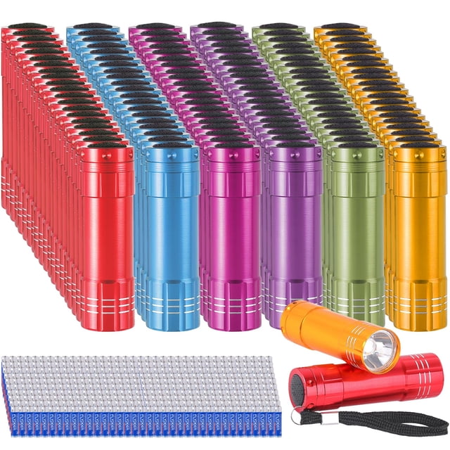 Linterna KunHe Mini para niños con pilas, paquete de 120
