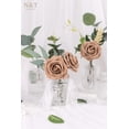 thumbnail image 2 of Flores artificiales N&T NIETING rosas marrones x25 con tallo de 18 cm, 2 of 5