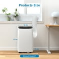 thumbnail image 5 of EastVita 14,000 BTU Portable Air Conditioner,4 in 1 Air Cooler, Heater with Fan & Dehumidifier,Quiet AC Unit Cools Rooms up to 750 sq.ft,24 Hour Timer,LED Display, Remote Control,Window Mount Kit, 5 of 8