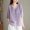 B392 Purple women tops clearance under $5, variant on Women Tops under $5! Cagogo Women's Boho Embroidered Tops 3/4 Sleeve Traditional Plus Size Shirts for Women V Neck Peasant Tunic Blouses M-3XL