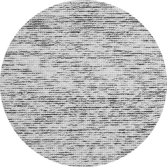 Ahgly Company Indoor Round Abstract Gray Contemporary Area Rugs, 7' Round