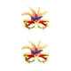 thumbnail image 3 of Gafas decorativas Monstrate DIY carnaval ABS amarillo morado 2Conjunto, 3 of 6