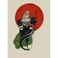 thumbnail image 3 of Anonymous 14x18 Black Modern Framed Museum Art Print Titled - Woman Holding a Staff (1893 - 1897), 3 of 5