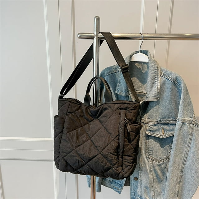 Sacs de Déplacement Automne Hiver Mode Matelassés sous l'Aisselle Bas Doux pour Magasinage de Rue