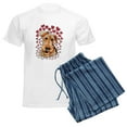 thumbnail image 6 of CafePress - Airedale Terrier Hearts Men's Light Pajamas - Men's Light Loose Fit Cotton Pajama Set, 6 of 7