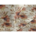 thumbnail image 3 of Ambesonne Vintage Quilted Coverlet 3 Pcs, Garden Flowers Autumnal Art, King Size, Cinnamon Pale Khaki Beige, 3 of 4
