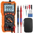 thumbnail image 1 of Proster Digital Multimeter 6000 Counts TRMS Auto Range NCV Detector DC AC Voltage Current Meter Temperature Capacitance Resistance Diode Co, 1 of 9
