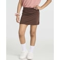 thumbnail image 2 of Real Essentials 4 Pack: Girls' Active Skirt Athletic Performance Skort - Tennis Golf Skirt with Bike Short Lining (4-16), 2 of 6