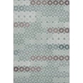 thumbnail image 2 of Addison Rugs Mayfield Premium Machine Washable Transitional Geometric Teal Rectangle Rug, 10' X 14' Machine Washable Transitional Geometric Teal Oversized Sherpa Throw Blanket, 2 of 7