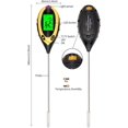 thumbnail image 5 of Kits de herramientas de jardinería, tecnología de sonda innovadora para jardín, césped, agricultura, plantas de interior - Medidor de suelo 4 en 1 con pantalla LCD retroiluminada, 5 of 5