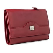ID Stronghold RFID Blocking Secure Wallet - Ladies Compact Trifold