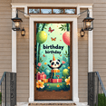 thumbnail image 6 of LUUFILx Panda Birthday Backdrop Banner for Kids Party Supplies Happy Birthday Decorations with Balloons and Flowers Party Decor Background Props, 6 of 9