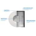 thumbnail image 2 of NICOR Lighting SureFit 5.25-Inch Square Ultra Slim 2700K LED Junction Box Retrofit Downlight Kit, Oil-Rubbed Bronze (DLF-10-120-2K-SQ-OB), 2 of 8