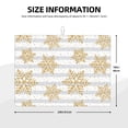 thumbnail image 2 of Yiaed Gold Snowflake Print Highly Absorbent Microfiber Kitchen Counter Mat, Dish Drying Pad for Dishes, Utensils, Pots and Pans, Large 18" x 24", 2 of 7