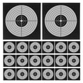 thumbnail image 1 of HONMEET 100Pcs Target Shooting Supplies Black Target Paper Pack for Clear Hit Position Visibility, 1 of 7