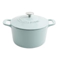 thumbnail image 1 of MARTHA STEWART Gatwick - Olla para horno holandesa de hierro fundido esmaltado de 7 cuartos con tapa, 1 of 7