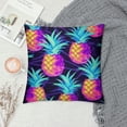 thumbnail image 2 of Nawypu Pineapple Satin Pillowcases Standard Pineapple Chevron Silk Satin Pillowcase for Hair and Skin Pillow Cases Silky Pillow Cover with Envelope Closure, 2 of 5