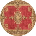 thumbnail image 1 of Ahgly Company Indoor Round Persian Brown Traditional Area Rugs, 5' Round, 1 of 4
