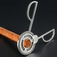 thumbnail image 6 of Stainless Steel Gold Plated Cigar Cutter Accessories 3 Sharp Blades for Smoking Luxury Cigars Scissors Pocket Gadgets (golden), 6 of 7