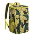 thumbnail image 1 of Hawaiian Floral Insulated Backpack Cooler - 20L, Multiple Pockets for Organized Storage, Lightweight Design, 1 of 6