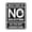 Black, variant on Portrait Round What Part of No Soliciting Do You Not Understand Sign (Red) - Large