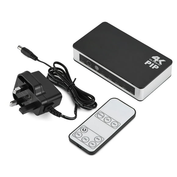 ZOUSSIQI 4 In 1 Out HDMI Switch Box Video Converter Audio Extractor Adapter Stereo Outputs (BS) EL225#75784