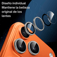thumbnail image 2 of Mica Aros Cámara Titanio Para iPhone 17 Pro/17 Pro Max, Protector de Lente Mica (Aros) compatible con iPhone 17 Pro/17 Pro Max - Vidrio Templado y Borde Titanio., 2 of 6