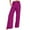 Hot Pink, variant on Clothing Women's Casual Pants Women Linen Palazzo Pants Wide Leg High Waist Summer Casual Boho Trousers Travel Vacation Outfits Women Blendingpants