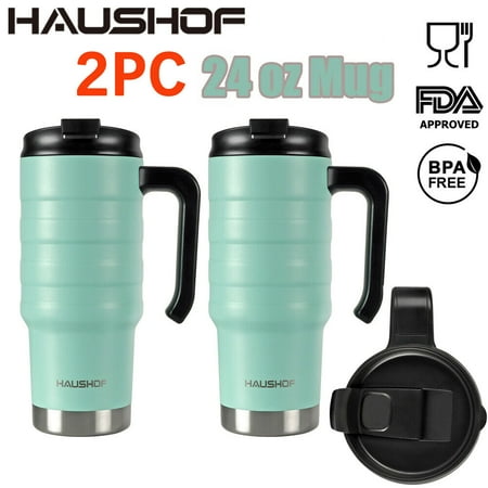 

24OZ Stainless Steel Tumbler Leak Proof Vacuum Insulated Travel Coffee Mug Flask