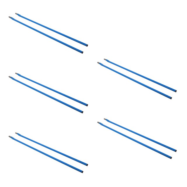 10 Piezas Tipo Varilla de Dos Vías Guitarra Braguero Acero 9 x 440 mm Azul