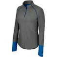 thumbnail image 2 of Women's Colosseum  Black UCLA Bruins Morningside Sleeve Hit Raglan Quarter-Zip Top, 2 of 3